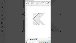 Letter K K Logo Design in Coreldraw [upl. by Ayatnwahs671]