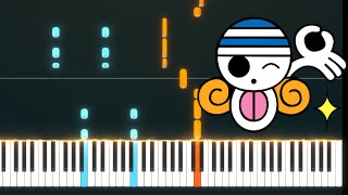 One piece OST  Namis Theme PIANO TUTORIAL Sheet in the description [upl. by Akehsyt4]