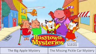 Hurray for Huckle Busytown Mysteries S1E01  The Big Apple MysteryThe Missing Pickle Car Mystery [upl. by Celka]