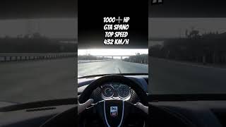 1000HP GTA Spano Top Speed 432 Kmh  Forza Horizon 5 GamePlay [upl. by Iarahs89]