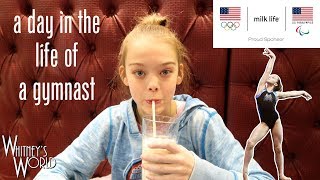 A Day in the LIfe of a Gymnast  Whitney Bjerken  Team Milk [upl. by Euqcaj]