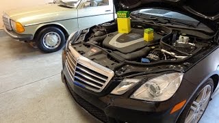 DIY W212 Mercedes Benz E350 oil change AND assyst OIL service reset [upl. by Schacker]