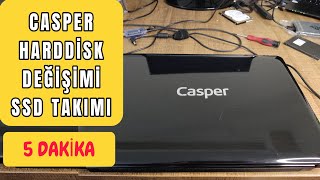 CASPER LAPTOPA SSD NASIL TAKILIR  INSTALLING CASPER LAPTOP SSD [upl. by Morell494]