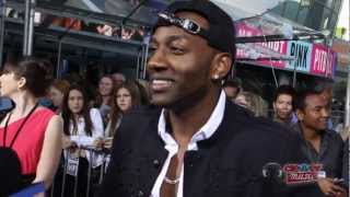 DeStorm Power Interview 2012 American Music Awards Red Carpet [upl. by Ecnarual]