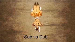 Kemono Friends Meow Meow Meow Sub vs Dub [upl. by Cormick]