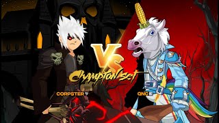 CORPSTER VS QNC CHAMPION SET Episode 1  AQW Indonesia [upl. by Anoirb]