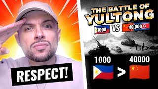 1000 PINOYS vs 40000 Chinese  Battle of Yultong  HONEST REACTION [upl. by Hebrew267]