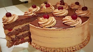 How to Make Chocolate Cherry Cake [upl. by Guzel]