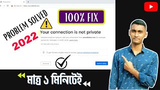 Your connection is not private google chrome  How to fix Your Connection is Not Private in Chrome [upl. by Wynne]