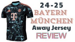 JC149 2425 Bayern Munchen Away Jersey Review [upl. by Iveson]