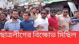 নাঙ্গলকোটে ছাত্রলীগের বিক্ষোভ মিছিল [upl. by Riada]