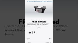 New Roblox Limited The BBC Official News Desk FREE [upl. by Enrak]