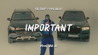 M HUNCHO  IMPORTANT  Type Beat Instrumental [upl. by Roee587]