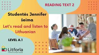 IMPROVE your LITHUANIAN listening accentuation and comprehension skills Reading Lithuanian text 2 [upl. by Lhadnek888]