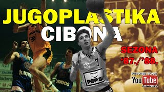 Nezaboravna sezona ExYu lige Cibona 86  Jugoplastika 87  Sezona 198788 [upl. by Kei406]