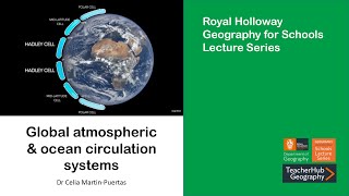 Global atmospheric and ocean circulation systems Lecture with Dr Celia Martin Puertas [upl. by Airret938]