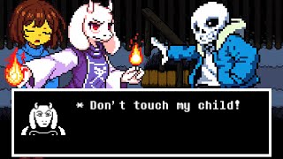 Undertale but Toriel Protects Frisk at ALL COST [upl. by Annala]