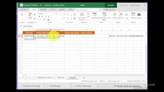 Formato de Fecha en Excel Online [upl. by Afital]
