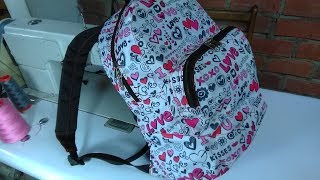 DIY como confeccionar na mochila basica modelo unisex PARTE1 [upl. by Eiramnaej]