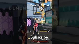 Paraffin 1vs4 subscribe 👿👿 [upl. by Aremihc]