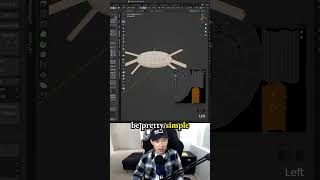 Simplifying UV Layout for Easy Coloring  making a 3d game character in Blender  32 Mouse Head [upl. by Annaehs]