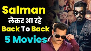 Salman Khan top 5 upcoming movies सलमान खान टॉप 5 अपकमिंग मूवी।। Salman Khan [upl. by Farrell]