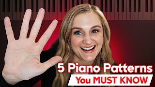 5 MUST KNOW Piano Chord Patterns That Turn Beginners Into Pros [upl. by Nylarac]