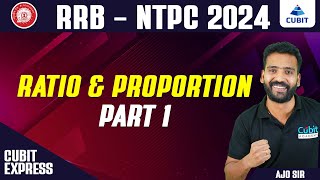 Ratio amp Proportion Part 1  RRBNTPC  QA  Cubit Express  Cubit Academy  Malayalam  Ajosir [upl. by Seyer]