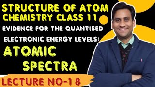 structure of atom class 11  Evidence for the quantized Electronic Energy Levels  atomic spectra [upl. by Krutz]