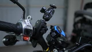 Easy RAM Mounts Setup for Motorcycles Scooters and Bikes [upl. by Ennaihs]