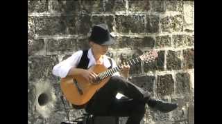 Amazing Street Guitarist in Paris [upl. by Terbecki]