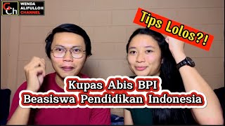 Kupas BPI  Beasiswa Pendidikan Indonesia [upl. by Melvena710]