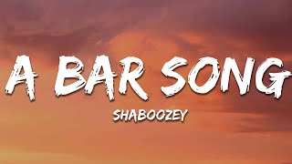 Shaboozey  A Bar Song Tipsy Lyrics [upl. by Marciano78]