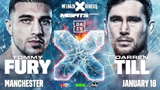 MF amp DAZN X SERIES 20  TOMMY FURY VS DARREN TILL LAUNCH PRESS CONFERENCE LIVESTREAM [upl. by Oer]