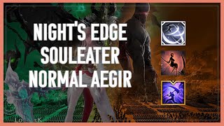 Lost Ark 1660 Nights Edge Souleater Normal Aegir Hyper Awakening  Skills [upl. by Cathe]