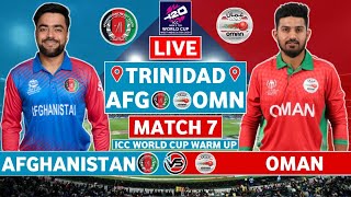 ICC T20 World Cup 2024 Live Afghanistan vs Oman Live Scores  AFG vs OMN Live Gameplay [upl. by Azaleah]