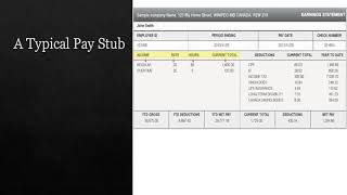 Understanding Your Pay Stub Canada  Part 1 Hours Rates and Total [upl. by Hirst]