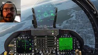 Playing some DCS and flyin the FA18 [upl. by Ardnuhsal]