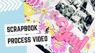 Scrapbook Process Video 208  Yay  Color Cast Designs DT [upl. by Keeley30]