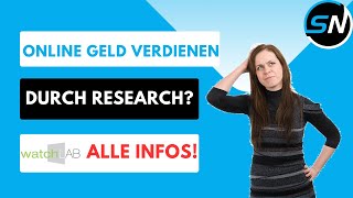 Mit Research Geld Verdienen durch WatchLab Meine Einschätzung [upl. by Rianna]