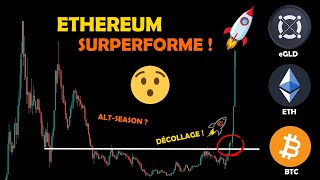 BITCOIN DANS LINCERTITUDE 🤔 ETHEREUM SURPERFORME 📈🤑 ELROND SENVOLE 🚀 analyse crypto monnaie fr [upl. by Eednac]