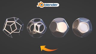 Dodecahedron objects Designs  Hard Surface  Subdivision  Product Modelling in blender [upl. by Majka]