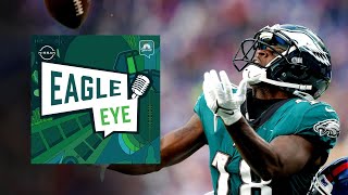 Bad day for the Jalens in Eagles loss to Giants  Eagle Eye [upl. by Iclehc]