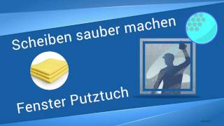 Fenster streifenfrei putzen womit  Mit Fenstertuch microfein  Tipp zum Fensterputzen bei elauelue [upl. by Otipaga]