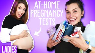 LIVE Pregnancy Test  Do DIY Pregnancy Tests Actually Work [upl. by Rai]