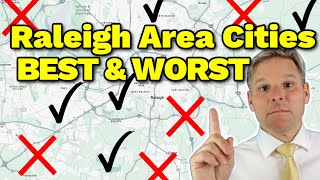 BEST and WORST of the Cities Near Raleigh NC [upl. by Castera]