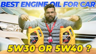 5W30 vs 5W40 Oil कार के लिए Best इंजन Oil🤩  Best Engine Oil For Cars In India 2024  Details Video [upl. by Osnofla79]