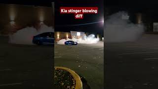 Kia stinger gt blowing diff shortsfeed automobile turbo kia shortsvideo shortvideo shorts [upl. by Alag]