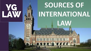 Sources of International Law  UGC  NET [upl. by Ivanna513]