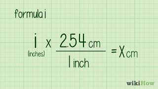 How to Convert Inches to Centimeters [upl. by Tim93]